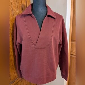BANANA REPUBLIC V-Neck Sweatshirt, Sz M, EUC!!!
